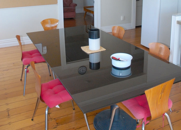 dining area on the deck